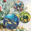 Lomsoe Sea Turtle Ornaments Welcome Ceramic Ornaments Christmas Tree Hanging Decor Christmas Gift Christmas Decor - 3 of 4