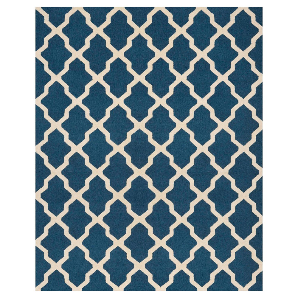 8'x10' Maison Tetured Rug Navy Blue/Ivory - Safavieh