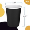 Crown Display 9 oz. Disposable Coffee Cups Paper Cups Hots Drinks/Cold Cups Durable Disposable Hot Tea Cup Disposable - 4 of 4