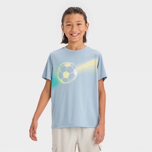 Boys' Short Sleeve 'soccer Ball' Graphic T-shirt - All In Motion
