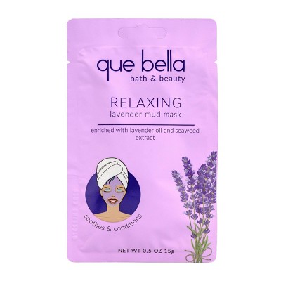 Que Bella Relaxing Lavender Mud Mask - 0.5oz