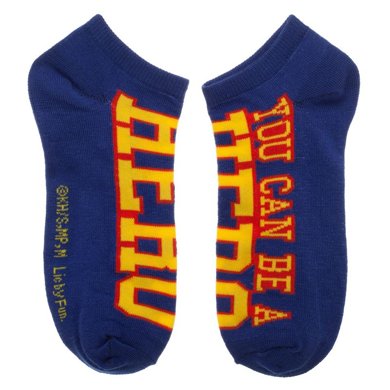 My Hero Academia Casual Ankle Socks for Men 5-Pack, 3 of 7