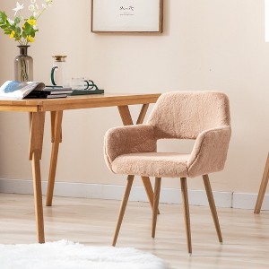 Mid Century Side Chairs with Solid Painting Steel Leg for Dining Room - 1 of 4