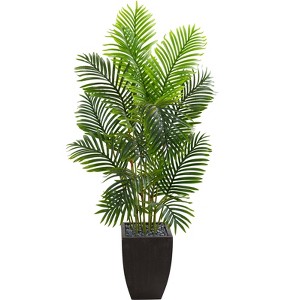 Nearly Natural 5.5-ft Paradise Palm Artificial Tree in Square Planter - 1 of 1