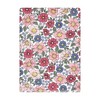 Hudson Baby Infant Girl Cotton Flannel Burp Cloths Bundle, Pink Blue Pretty Floral, One Size - 3 of 4