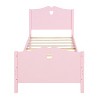 YOOCOZZ  Twin Size Wooden Bed with Headboard, Footboard and Slatted Base - 4 of 4