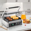 VEVOR Commercial Panini Grill, 1800W Electric Sandwich Panini Maker, Stainless Steel Sandwich Press, Panini Grill with Temp Control & 14"x9" - 2 of 4