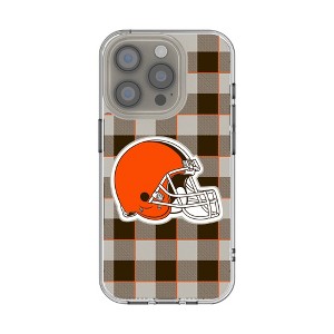 NFL AFC Teams Plaid Clear Cell Phone Case for Apple iPhone - 1 of 4