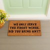 28" x 16" Nature Coir Mat, We Only Serve - 2 of 4