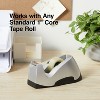 Staples Executive Desktop Tape Dispenser Silver Each (13566) 649245 - 3 of 4