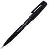 Pentel Arts Sign Pen Brush, Open Stock, Black Pigment Ink, Pack of 6 - 2 of 4
