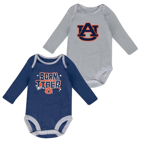 NCAA Auburn Tigers Boys' 2pk Long Sleeve Bodysuit - image 1 of 3