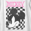 Women's Mickey & Friends Angry Checker Logo - 2 of 4