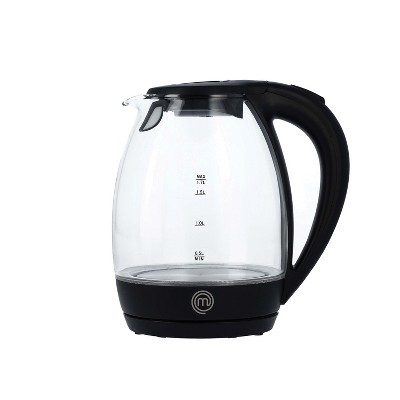 Brentwood Glass 1.7 Liter Electric Kettle with 6 Temperature Presets in  Black