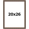 PosterPalooza | Elegant Brown Picture Frame - UV Acrylic, Foam Board Backing, Hanging Hardware - 2 of 4