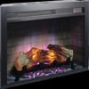 SEVOBAL Indoor Fireplaces Electric Wall-Mounted Fireplace Electric Fireplace Infrared Fireplace Heater for Indoor, Black, 28"*5.8"*20" - 3 of 4