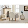 Vynxaria Rainbow Design Accent Chairs - Cozy Toddler Sofa with Solid Wooden Frame - 4 of 4
