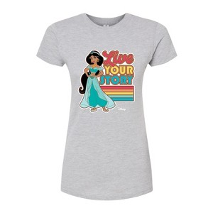 Women's - Disney - Jasmine Live Your Story Fitted Graphic T-Shirt - 1 of 3