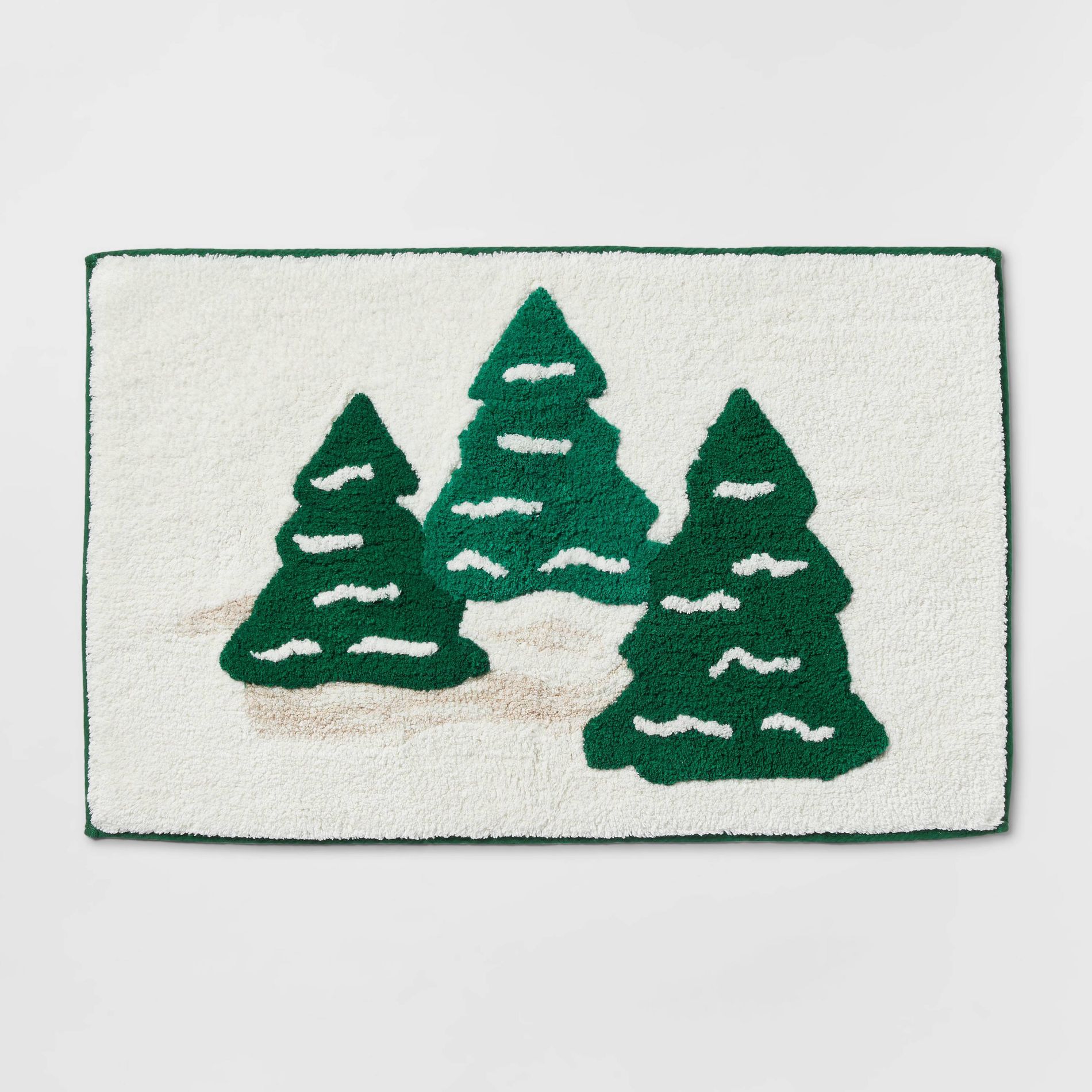 20"x30" Tree Christmas Bath Rug Green - Threshold™