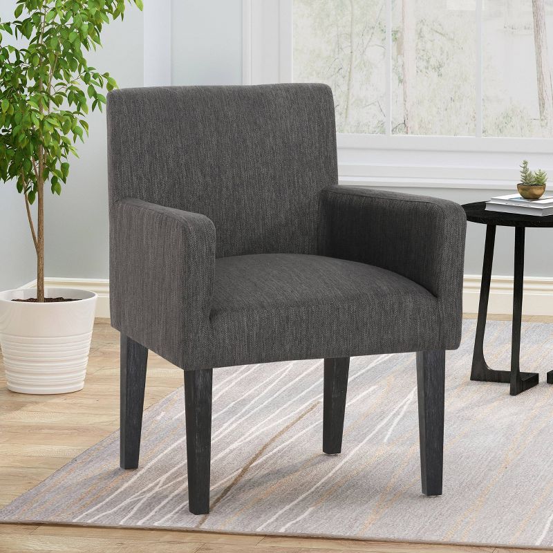 McClure Contemporary Upholstered Armchair - Christopher Knight Home, 3 of 8