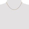 Black Bow Jewelry 1.5mm 14k Tri-Color Gold Diamond Cut Solid Rope Chain Necklace - 2 of 4