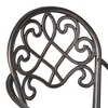 Infurnic Patio Seating Sets Modern Outdoor Furniture Set Featuring Unique Design,Perfect for Gardens, Living Spaces, Black, 20.75"*21"*34" - 4 of 4
