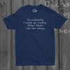 Occasionally I Wake Up Cranky Other Times I Let Her Sleep T Shirt Wife Tee - Crazy Dog Men's T Shirt - 2 of 4
