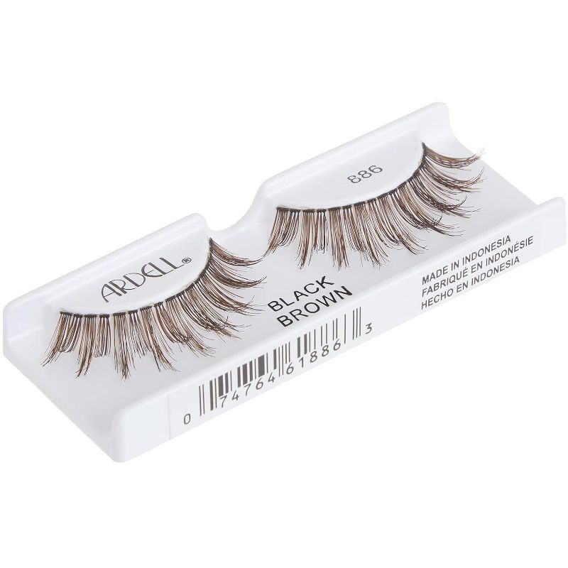 Ardell Chocolate Lashes - 886 Black/Brown - #61886 (Pack of 3), 4 of 6