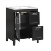 Bathroom Vanity With Top Sink, Bathroom Storage Cabinet WithDrawers Door, Freestanding Single Sink Vanity For Apartment - 2 of 4