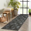 Washable Rugs Area Rugs for Living Room Boho Froal Indoor Non Slip Soft Rugs - 4 of 4