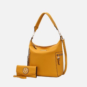 MKF Collection Ophelia Vegan Leather Women’s Hobo Bag with Wallet by Mia K - 1 of 4