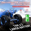 Kids ATV,  24V Ride on Car 4WD Quad Electric Vehicle, 4x80W Powerful Engine - 3 of 4