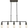 Quoizel Lighting Squire 5 - Light Chandelier in  Rustic Black - 4 of 4