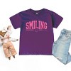 The Juniper Shop SmileyWorld Arched Varsity Toddler Short Sleeve Tee - 3 of 4