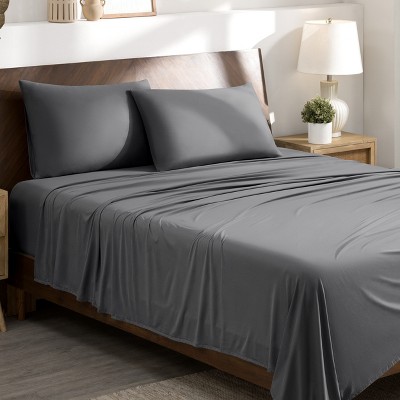 Premium 4 Way Microfiber Stretch Knit Sheet Set by Bare Home