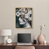 Art Remedy Hidden Golden Butterflies in Emerald Gold Fashion Wall Art Framed - 2 of 4