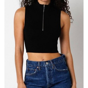 Women's Pheobe Crop Top - OLIVACEOUS - 1 of 4