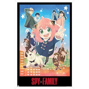 Trends International Spy x Family - Anya Key Art Framed Wall Poster Prints - 1 of 4