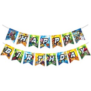 Treasures Gifted BEYBLADE Birthday Banner - BEYBLADE Party Supplies - 1 of 1