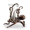 SPI Home Octopus Budvase Holder – 9" Nautical Aluminum Flower Vase Stand, Coastal Ocean-Inspired Decorative Table Accent - 2 of 3