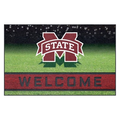 NCAA Mississippi State Bulldogs Crumb Rubber Door Mat 18"x30"