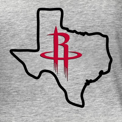 NBA Houston Rockets Women's Short Sleeve Burnout Scoop T-Shirt