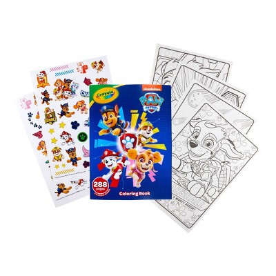 Crayola 288pg PAW Patrol Coloring Book with Sticker Sheets_3