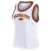 NCAA Oklahoma State Cowboys Women's White Mesh Tank Top - 2 of 3
