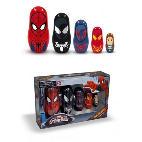 Spiderman Poupées Gigognes Nesting Dolls Oeufs Surprise Marvel