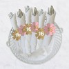 Big Dot of Happiness Sweet 16 - 16th Birthday Party Paper Napkin Holder - Napkin Rings - Set of 24 - 3 of 4