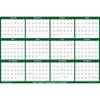 SwiftGlimpse 24"x36" 2026 Wall Calendar Green - 3 of 4