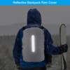 Unique Bargains Waterproof Backpack Rain Cover with Vertical Reflective Strap - 4 of 4