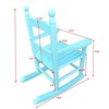 VisioGear Rocking Chair, Children's Rocking Chair with Armrests, Indoor or Outdoor Porch Rocker for Garden, Blue, 14.17"*18.90"*22.44" - 2 of 4