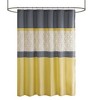 PAGED 72x72 Inch Shower Curtain Modern Cotton Shower Curtain with Watercolor Flower for Bathroom, Machine Washable - 4 of 4